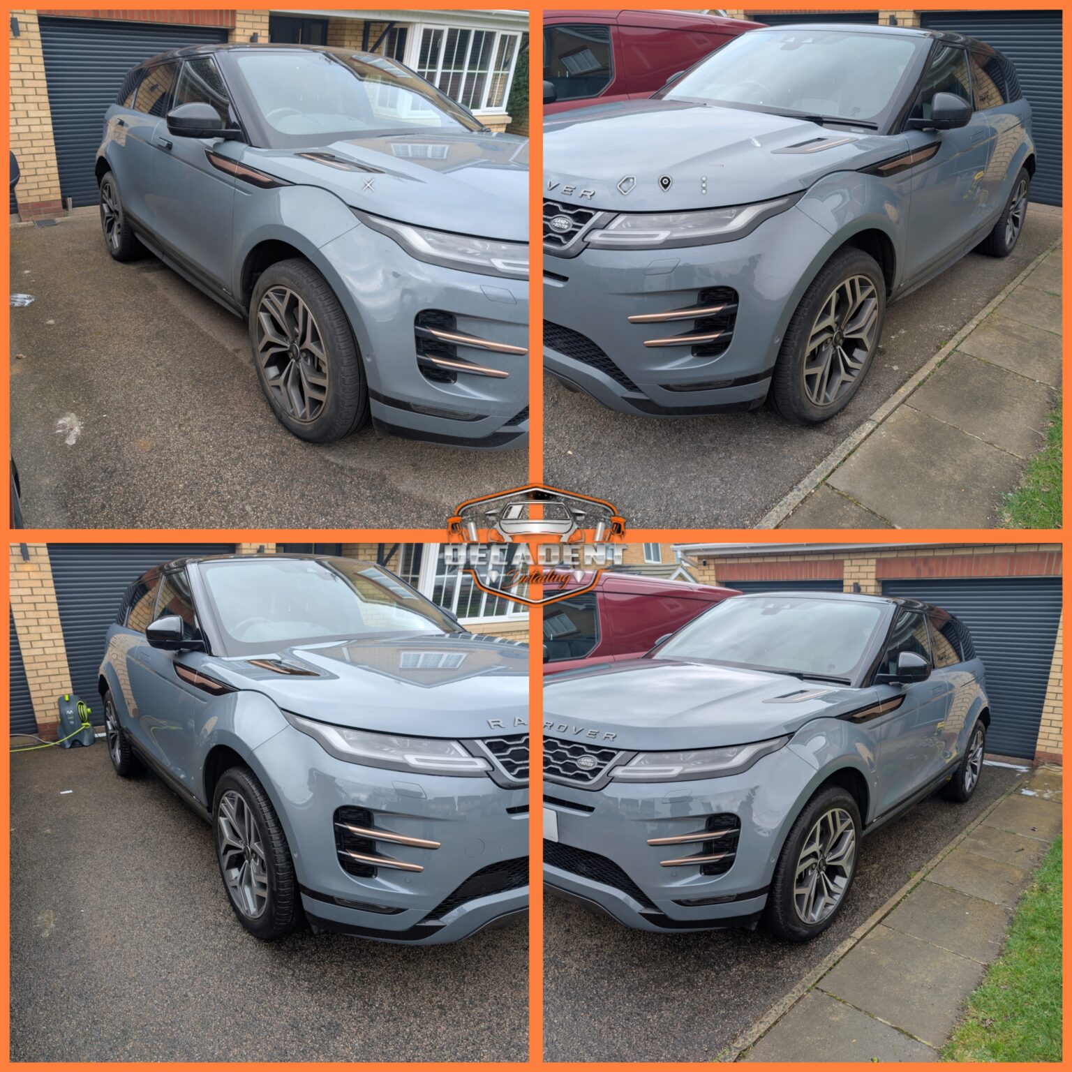 Decadent Detailing transforms Range Rover exterior in Higham Ferrers—road grime removed, gloss restored, and protection applied.