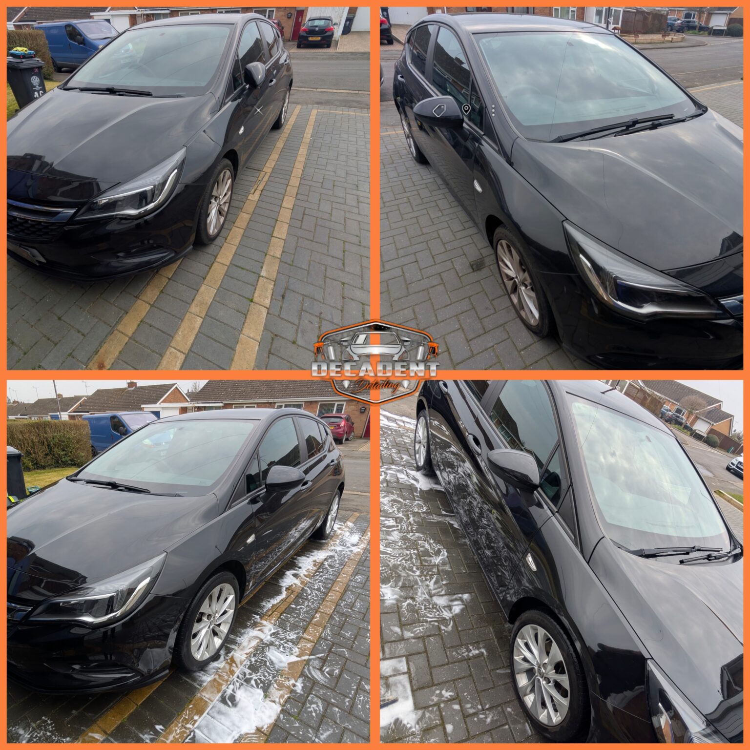 Decadent Detailing transforms a Vauxhall Astra with premium mobile valeting in Rushden—flawless paintwork and everyday pride.