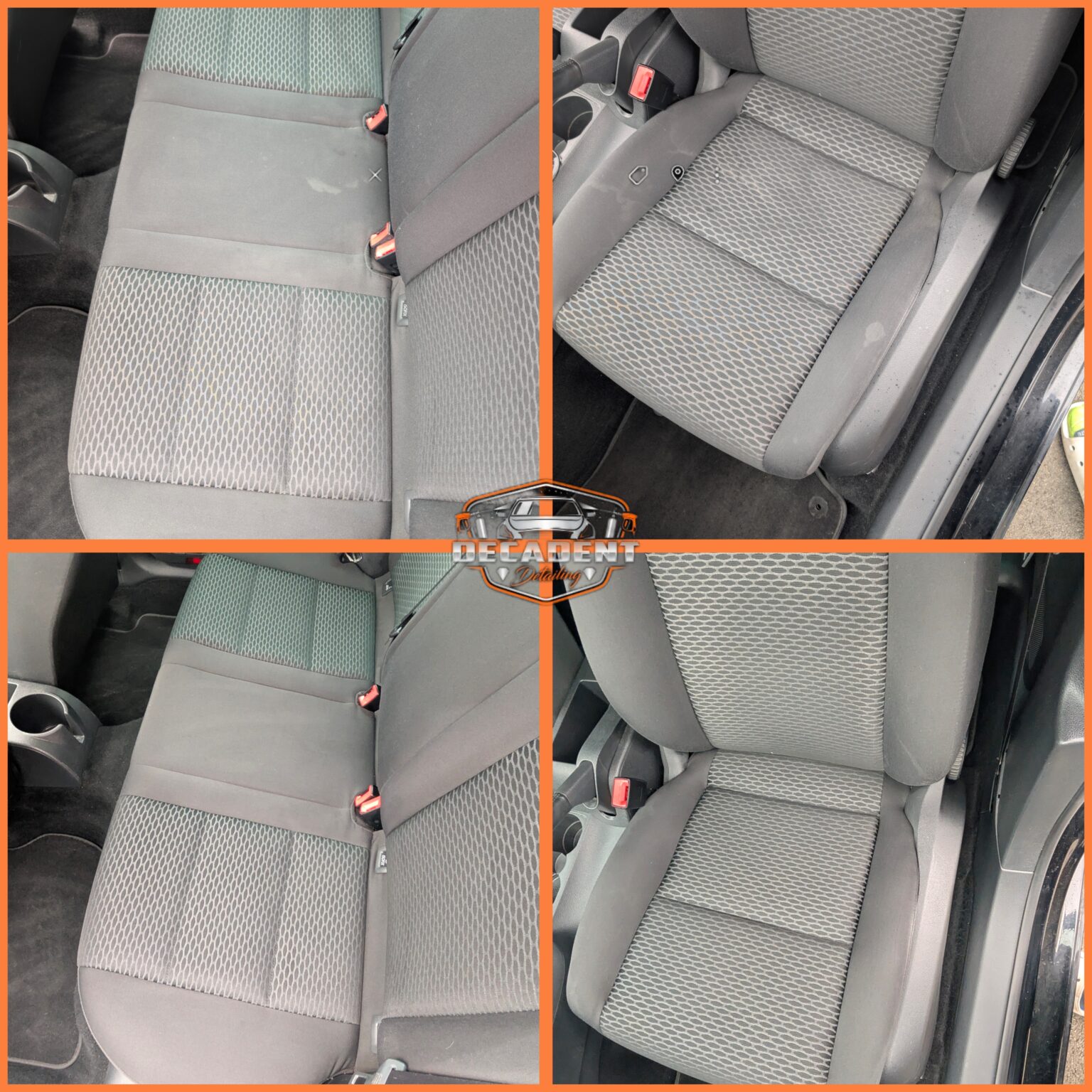 Kettering mobile valeting service refreshing car seats—steam extraction and deodorisation for a fresh finish.