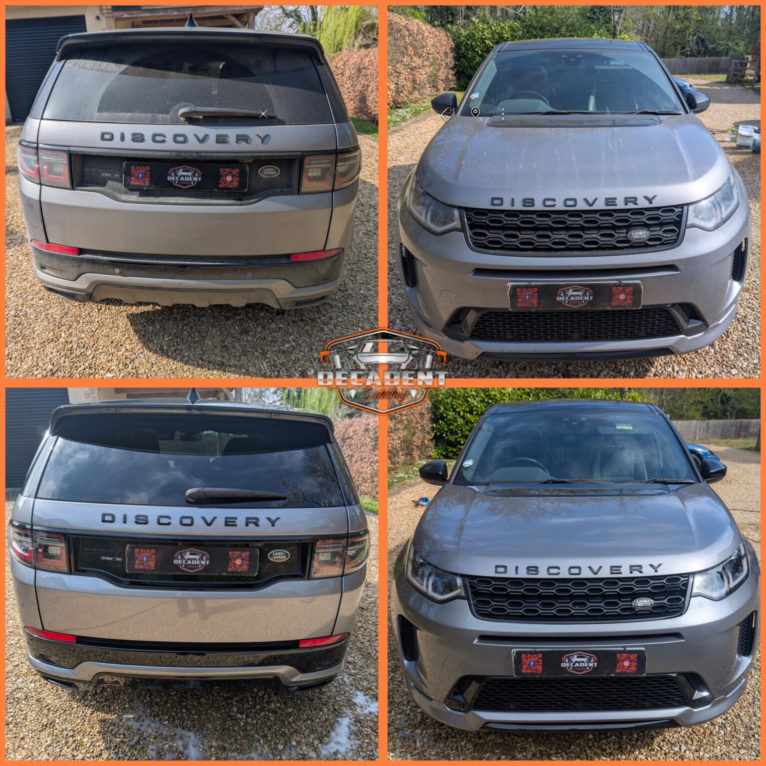 Decadent Detailing transforms Land Rover exterior in Raunds —road grime removed, gloss restored, and protection applied.