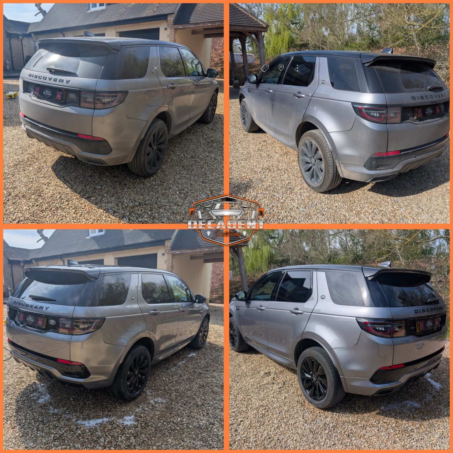 Decadent Detailing transforms Land Rover exterior in Raunds —road grime removed, gloss restored, and protection applied.